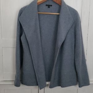 Eileen Fisher lt. blue wool cardigan